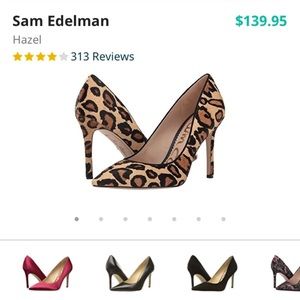 Sam Edelman cheetah print heels